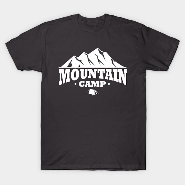 Camping in the mountains T-Shirt by abbyhikeshop